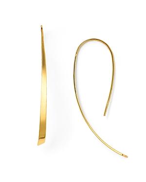 Diane Von Furstenberg Tapered Ribbon Drop Earrings