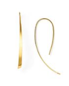 Diane Von Furstenberg Tapered Ribbon Drop Earrings