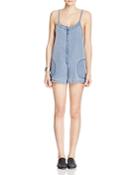 Free People Wainwright Chambray Romper