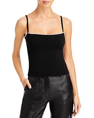 Alice And Olivia Drina Pearl Embellished Camisole