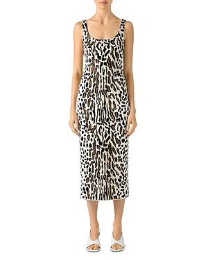 St. John Scoop Neck Dress