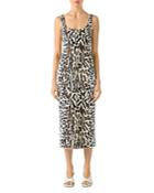 St. John Scoop Neck Dress