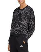 Adidas Leopard Print Crewneck Sweatshirt