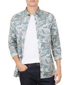 Ted Baker Ramseys Leaf Printed Regular Fit Button-down Shirt