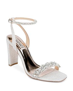 Badgley Mischka Women's Tasmine Embellished Block Heel Sandals
