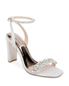 Badgley Mischka Women's Tasmine Embellished Block Heel Sandals