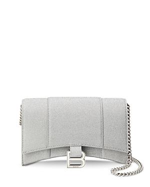 Balenciaga Hourglass Mini Chain Wallet