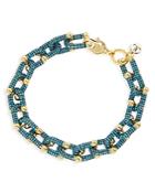 Lord & Lord Designs Teal Pave Chunky Cable Chain Bracelet - 100% Exclusive