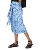 Whistles Clouded Leopard Sarong Midi Skirt