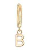 Zoe Lev 14k Yellow Gold Initial Mini Huggie Earrings