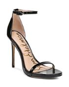 Sam Edelman Women's Ariella Patent Leather High-heel Ankle Strap Sandals