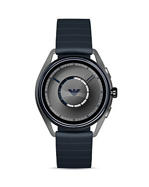 Emporio Armani Blue Strap Touchscreen Smartwatch, 43mm