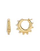 Temple St. Clair 18k Yellow Gold Yoga Small Hoop Earrings