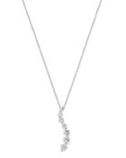 Bloomingdale's Diamond Wave Pendant Necklace In 14k White Gold, 0.75 Ct. T.w. - 100% Exclusive