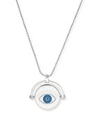 Alex And Ani Mediating Eye Pendant Necklace, 16