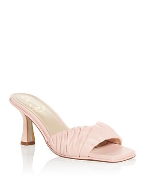 Sam Edelman Women's Kittie Ruched Kitten Heel Slide Sandals