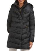 Barbour Orchy Hooded Double Breasted Wrap Coat