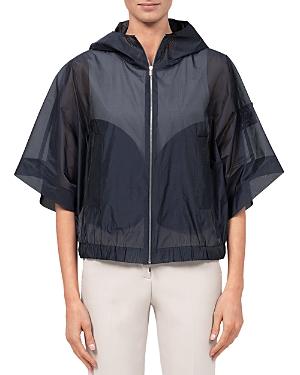 Peserico Semi Sheer Hooded Jacket