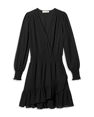 Michael Michael Kors Smocked Ruffled Dress