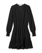 Michael Michael Kors Smocked Ruffled Dress