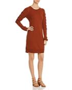 Love Scarlett Lace-up Sleeve Sweater Dress