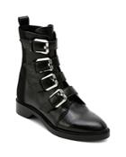 Dolce Vita Women's Gaven Buckled Leather Combat Booties