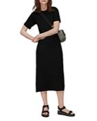 Whistles Jersey Short Sleeve Midi Dress
