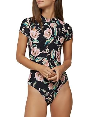 O'neill Van Don Floral One Piece Swimsuit