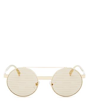Versace Women's Brow Bar Round Sunglasses, 52mm