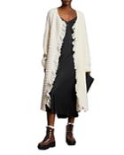 Allsaints Selena Fringe Trim Cardigan