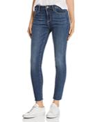 Aqua Frayed Skinny Jeans In Indigo - 100% Exclusive