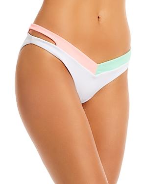 Peixoto Gema Cutout Color Block Bikini Bottom