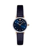 Emporio Armani Stingray Embossed Leather Strap Watch, 32mm