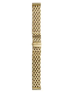Michele Deco 16 Gold Watch Bracelet, 16mm