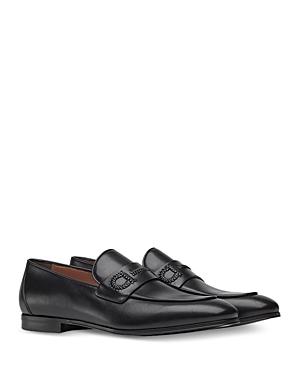 Salvatore Ferragamo Men's Apron Toe Loafers