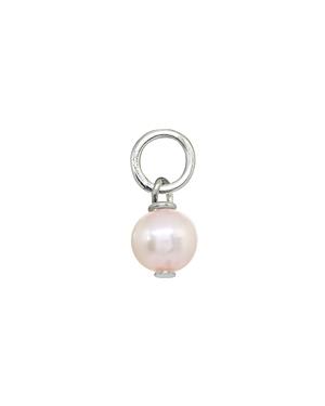 Aqua Cultured Freshwater Pearl Charm In Sterling Silver Or 18k Gold-plated Sterling Silver - 100% Exclusive