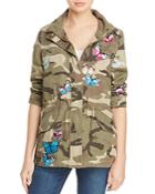 Aqua X Maddie & Tae Camo Butterfly Patch Anorak - 100% Bloomingdale's Exclusive