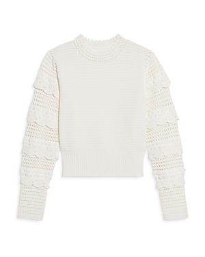 Sandro Junie Open Knit Sweater