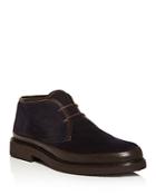 Ermenegildo Zegna Men's Trivero Suede & Leather Ankle Boots