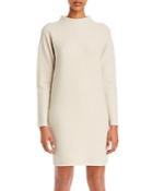 Theory Wool & Cashmere Whipstitched Sweater Dress