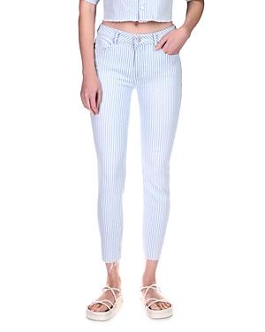 Dl1961 Florence Striped Stretch Skinny Jeans In Shipmate