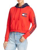 Tommy Jeans '90s Color-block Cropped Hoodie