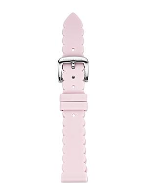 Kate Spade New York Pink Scallop-edge Apple Watch Rubber Touchscreen Strap, 16mm
