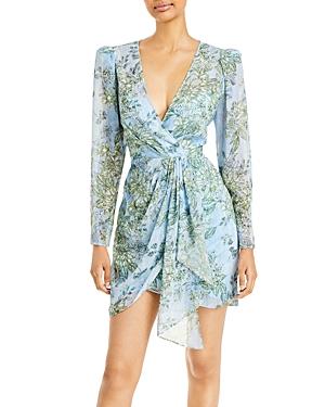 Bcbgmaxazria Drape Front Mini Dress