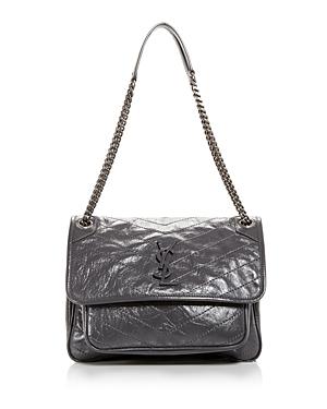 Saint Laurent Niki Medium Quilted Leather Shoulder Bag