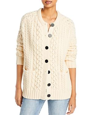 Rebecca Taylor Aran Cable Knit Cardigan