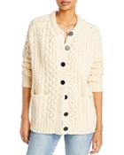 Rebecca Taylor Aran Cable Knit Cardigan