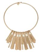Robert Lee Morris Soho Two-tone Wire Wrap Necklace, 16