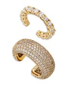 Nadri Frost Cubic Zirconia Ear Cuffs, Set Of 2