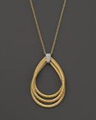 Marco Bicego 18k Yellow Gold Cairo Pendant Necklace With Diamonds, 16.5